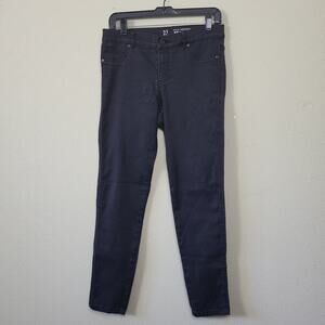 NY&C Womens Black‎ Comfort Dark Wash Mid Rise Denim Legging Jeans Size 8